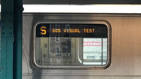 Nyc Subway Hd 60 Fps Kawasaki R142a 7643 Side Destination Sign Test