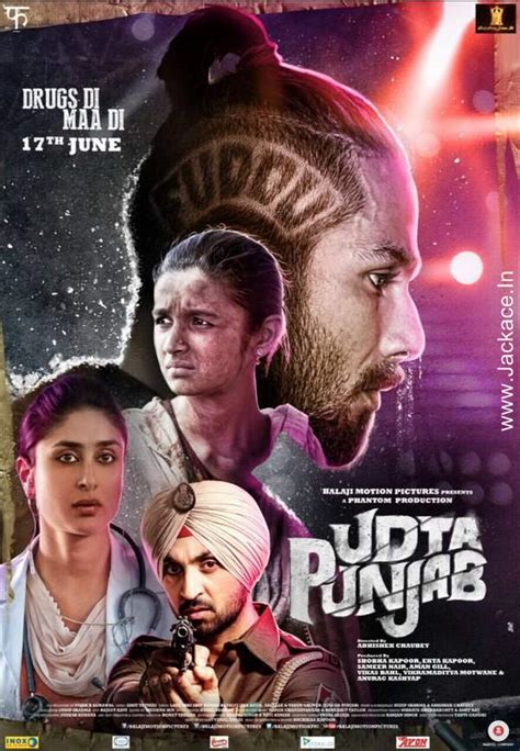 Udta Punjab First Look Posters Shahid Kareena Alia Diljit Jackace Box Office News With