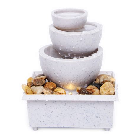 Tiered Bowl Led Water Fountain Five Below Let Go And Have Fun
