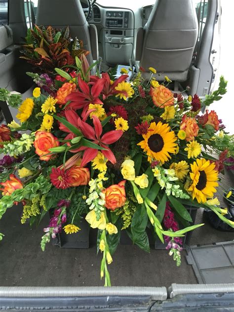 Johanne Enoksen Casket Funeral Flower Arrangement Ideas During The