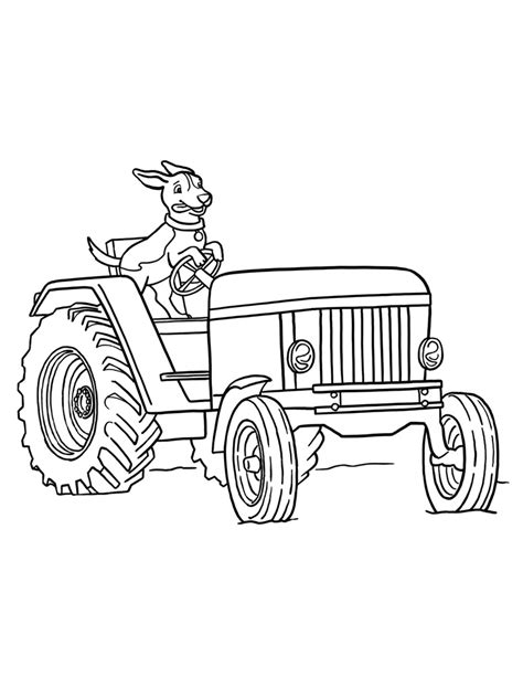 Free Printable Tractor Coloring Pages Printable Word Searches