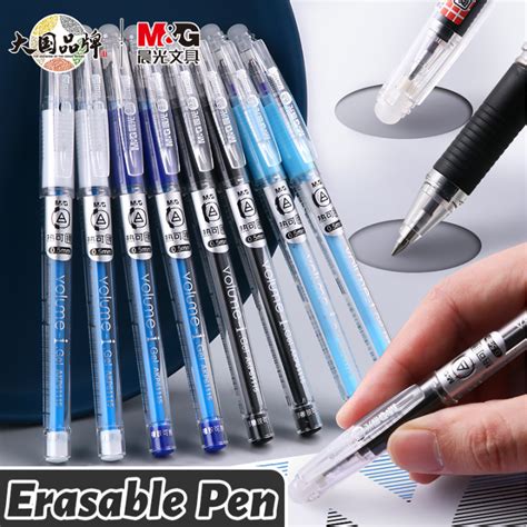 Mandg Erasable Ballpoint Pen Set With Eraser Original Frixion Magic