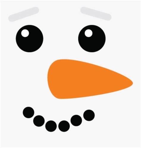 Snowman Face Clip Art Snowman Carrot Nose Free Transparent Clipart