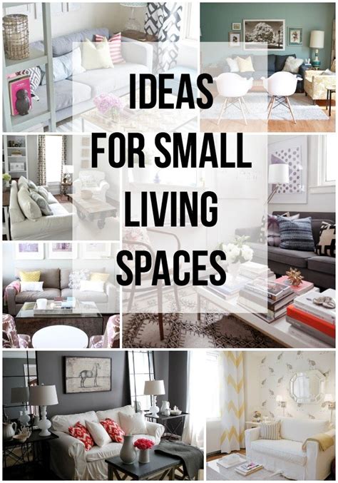 ideas  small living spaces