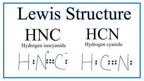 Hcn Lewis Structure How To Draw The Lewis Structure For Hcn Youtube