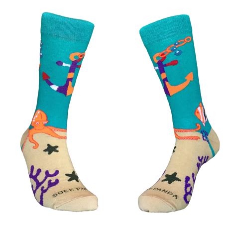 Under The Sea Anchor And Octopus Socks From The Sock Panda Etsy
