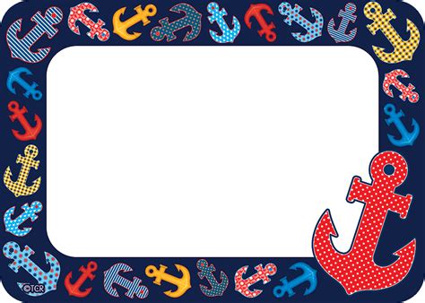 Anchors Name Tags/Labels - TCR5491 | Teacher Created Resources