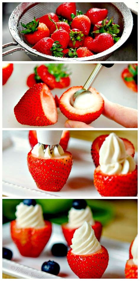 These Cheesecake Stuffed Strawberries Make For A Delicious And Super Easy Summertime De Easy