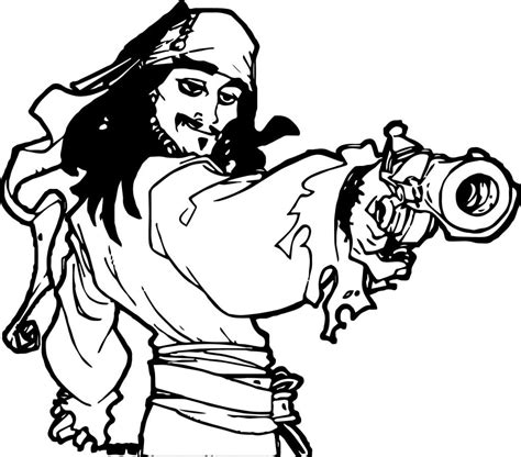 Pirates Of The Caribbean Man Character Jack Sparrow Are You Sure Coloring Page Wecoloringpage Com