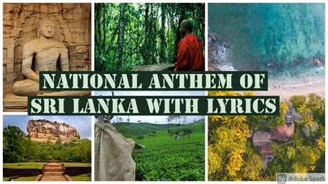 National Anthem Of Sri Lanka With Lyrics And Music Youtube