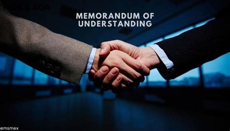 What Is Memorandum Of Understanding Or Mou Its Content Explained