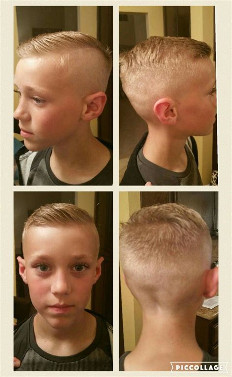 Boys 50s Clean Cut Side Parted Short Haircut Best One Hes Had In A