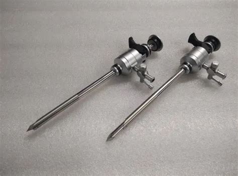 Insufflators Stainless Steel Laparoscopic Trocar Cannula 5mm 10mm For