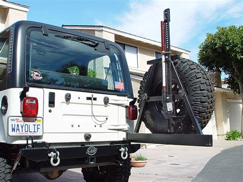 See more ideas about recovery gear, truck accessories, overlanding. Homemade Hi-Lift Jack Mount for Jeep LoD Bumper Tire-Carrier
