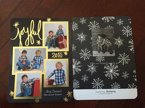 Your photo christmas cards will stand out among the stack. Shutterfly 2015 Holiday Cards - The Momma Diaries