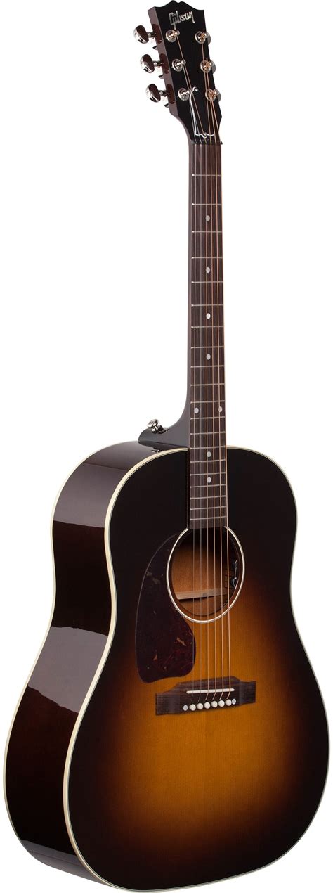 Gibson 2018 J 45 Acoustic Electric Guitar Left Handed Zzounds