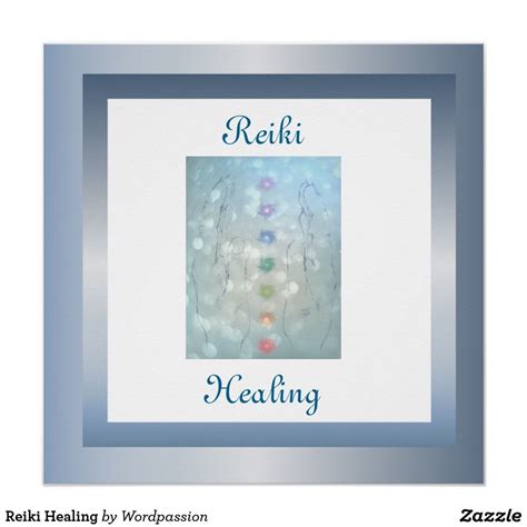 Reiki Healing Poster Zazzle Reiki Healing Healing Reiki