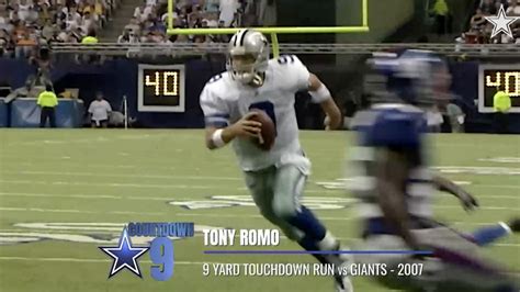 Countdown Play 9 Tony Romo Rushing Td