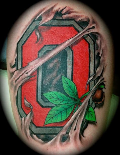 Ohio State Buckeyes Tattoo Designs Howtodoeyelinerliquid