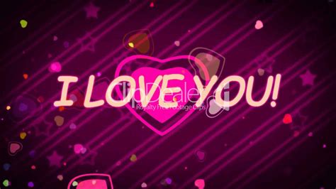 I just need someone in my life to give it structure to handle all the selfish ways i spend. "I love you" over Purple Background: Royalty-free video ...