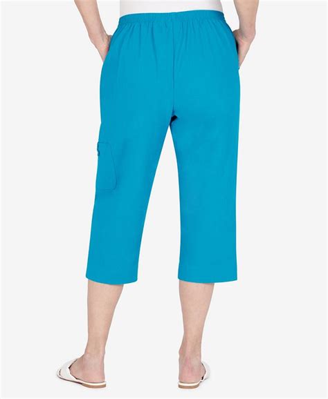 Alfred Dunner Plus Size Calypso Cargo Pocket Capri Pants And Reviews