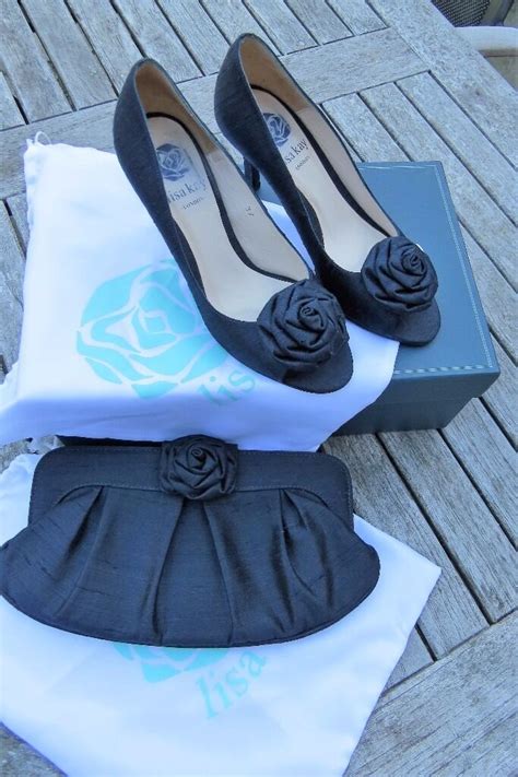 Lisa Kay Navy Bag & Shoes Wedding Occasion Races Mother The Bride Groom