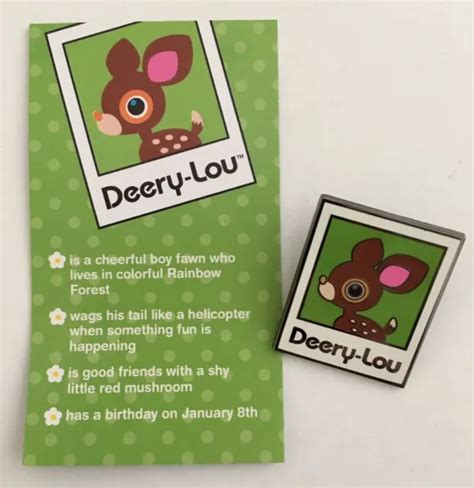 New Sanrio Friend Of The Month Pin Deery Lou January 2018 Story Card