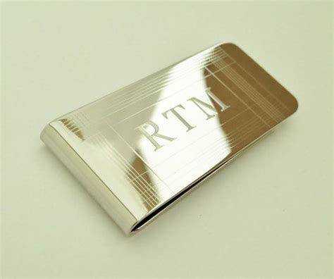 Consider an engraved money clip for a winning personal gift. Monogrammed Money Clip - Tiffany Inspired Styling Engraving Included | Gifts for young men ...