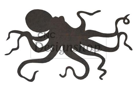 Stretchy Octopus Dxf File For Cnc