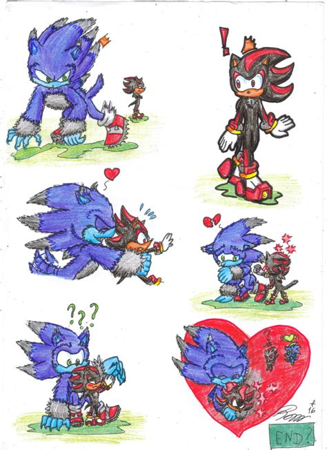 Sonic Werehog Meet Shadow By Romy The Hedgehog 18 On