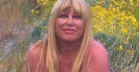 74 Year Old Suzanne Somers Shares Au Naturel Pic In Honor Of Earth Day