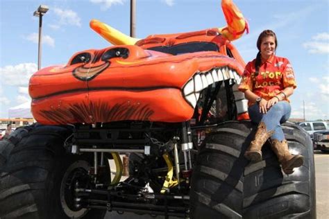 Becky Mcdonough Monster Truck Driver With Her Ride El Toro Loco El