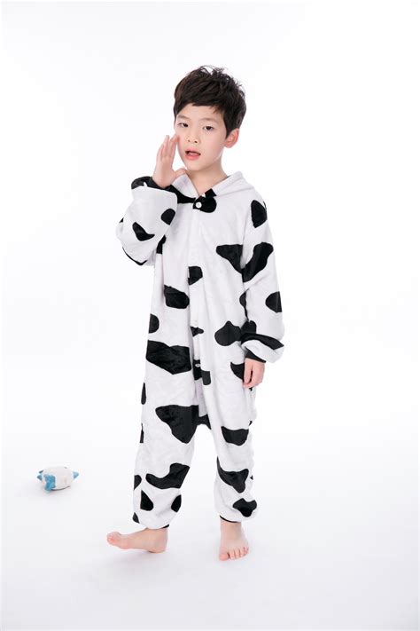 Cow Onesie Kigurumi Pajamas Kids For Kids