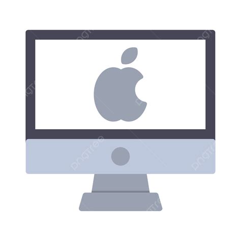 Mac Flat Icon Vector Computer Gadget Laptop Png And Vector With