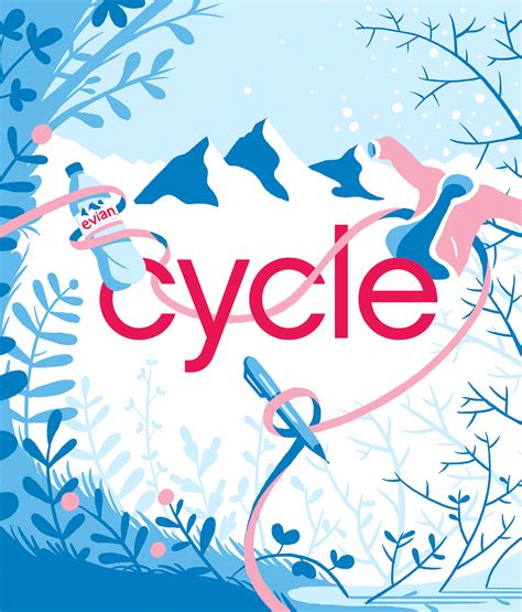 So jung kann man sich vermutlich fühlen, wenn evian getrunken wird. Evian illustrated campaign - ShockBlast