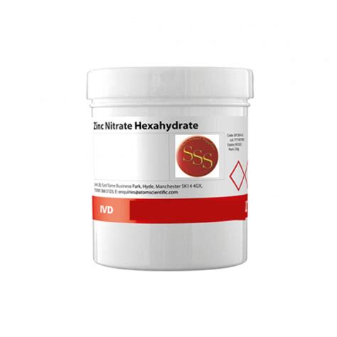 Zinc Nitrate Hexahydrate 500g