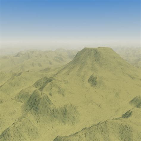 River Valley Terrain 3d Model Cgtrader