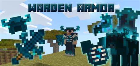 Warden Armor Minecraft Pe Addon