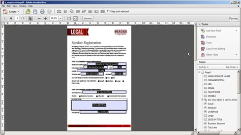 Acrobat X Tips Tricks Quick Tip How To Create Editable Form Fields On Adobe Tv Teaching