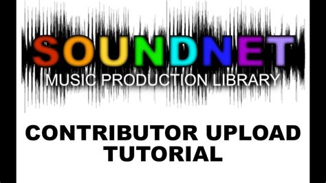 Soundnet Music Library Upload Tutorial Youtube
