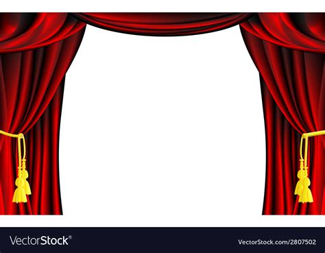 Theater Curtain Royalty Free Vector Image Vectorstock