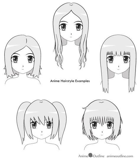 How To Draw Anime Manga Hair Manga