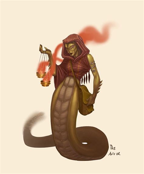 collab 8 naga priest by chatenoire on deviantart character art character portraits naga