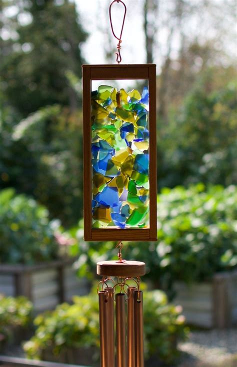 Magical, meaningful items you can't find anywhere else. Wind Chime Kaleidoscope Sea Glass Copper Outdoor ...