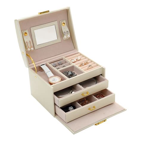 Buy Jewellery Storage Box Girls Rings Necklaces Display Organiser