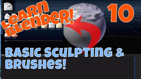 Blender Modeling Tools Tutorial: Sculpting In Blender ...