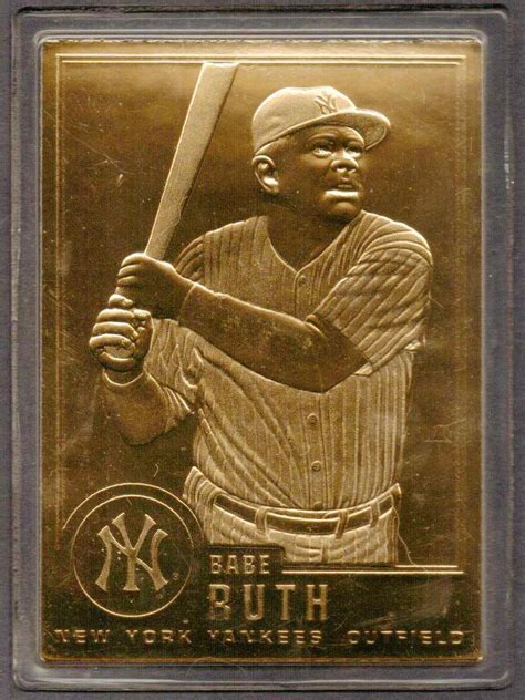 1996 Babe Ruth Gold Card Collectors Weekly
