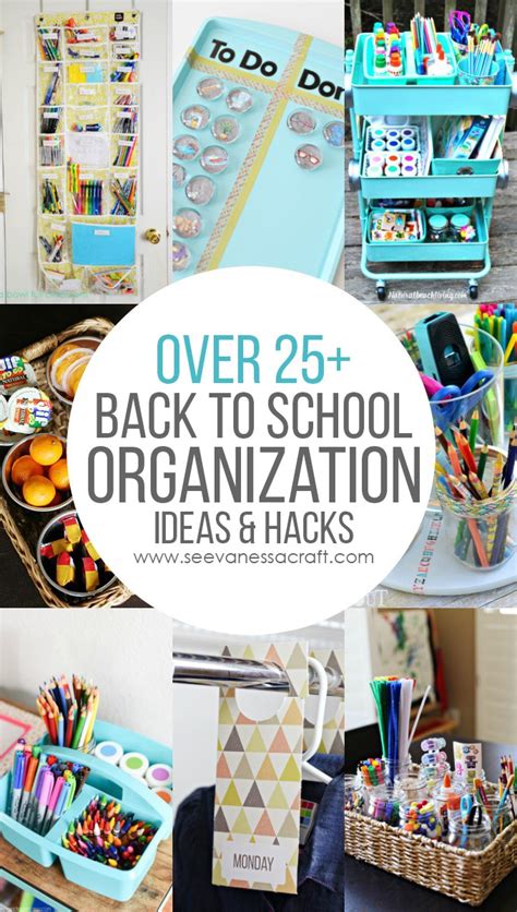 Kid Friendly 25 Back To School Organization Ideas And Hacks See