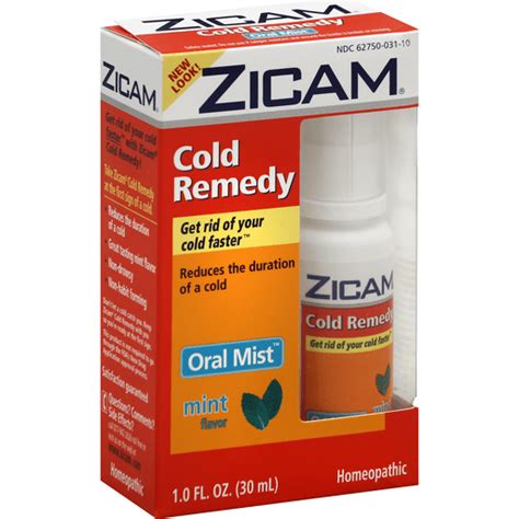 Zicam Cold Remedy Oral Mist Mint Flavor Shop Valli Produce International Fresh Market