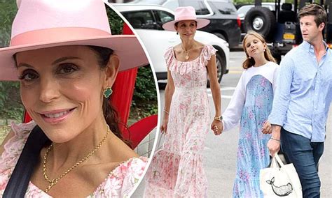 Bethenny Frankel And Daughter Bryn Hoppy Don Floral Frocks For Ny Lunch With Her Fiancé Paul Bernon